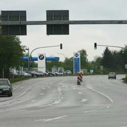 Araltankstelle an der B76 Rtg Flensburg