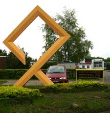 Skulptur am KUNSThAUS ECKERNFÖRDE